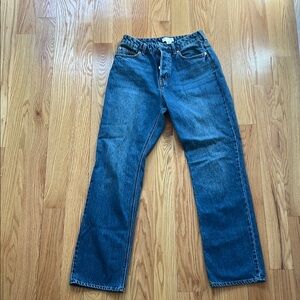 H&M Blue Boyfriend Jeans with Classic Denim Style